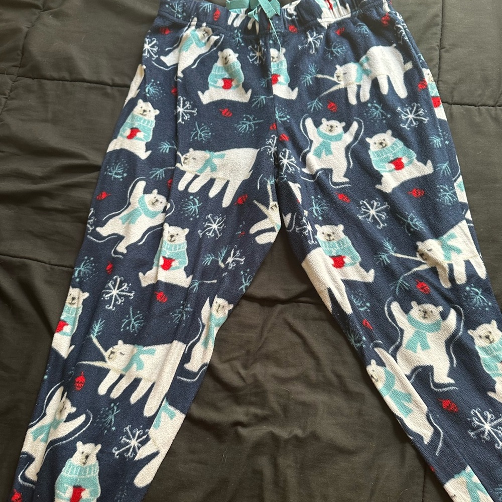 Fuzzy bed pants